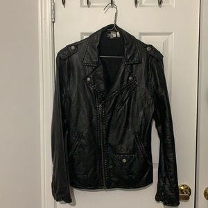 H&M faux leather Biker Jacket